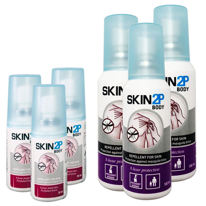 PSA Skin 2P Body 長效防蚊乳液  100ml x  3 (無味) +30ml x 3 (清香味)