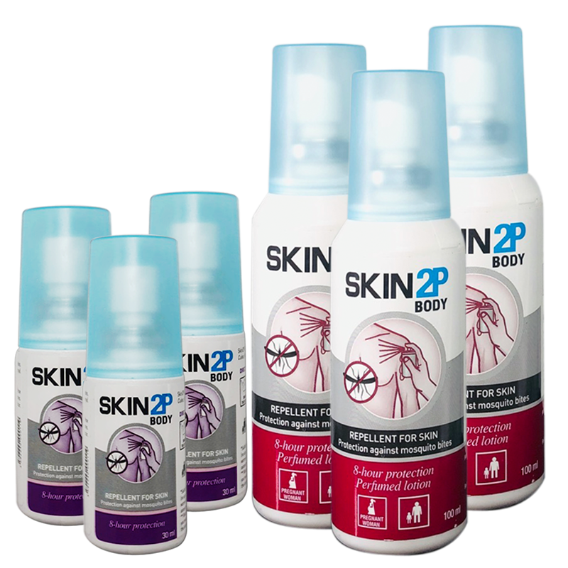 PSA Skin 2P Body 長效防蚊乳液  100ml x  3 (清香味) +30ml x 3 (無味)